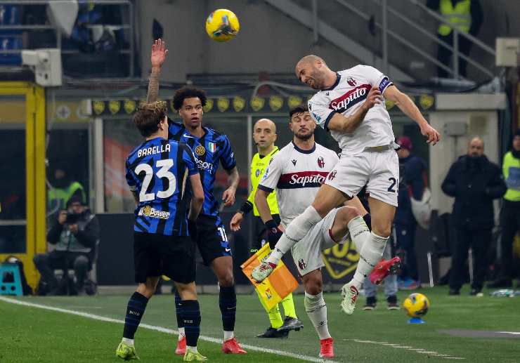 inter in campo con Buchanan